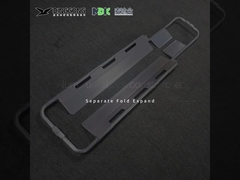 60mm Hastane Katlanabilir Fırçası Çatlak Arabası El Gücü 180 Derece Düzenlenebilir