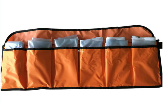 159 kg yük taşıma kapasitesi olan su şişirme acil kurtarma sedyesine