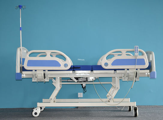 3 Fonksiyon El Hastane Yatağı Katlanabilir Yatak Yolu ABS Baş/Ayak Yastığı