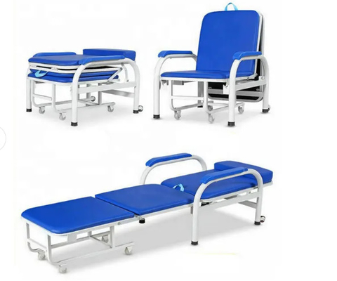İyi bir fiyat. Hastane Eşlik Yatak Katlanabilir Sandalye Pvc Yapay Deri 190*65*62cm çevrimiçi