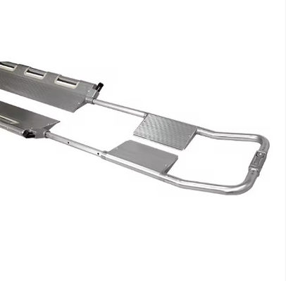 120CM 44CM Bütçe Dostu Katlanabilir Alüminyum Alloy Scoop Stretcher Hastane ve Ambulans için
