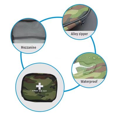 Kamuflaj Büyük Kapasite İlk Yardım Kütesi Vahşilik Hayatta Kalma Kütesi Dışarıdaki Kurtarma Paramedik Tıbbi Kütesi