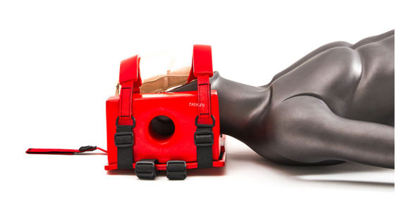 Omurilik Tablası Baş Blokları Omurilik Tablası Hastanesi Omurilik Stretcher için Evrensel Baş Immobilizer