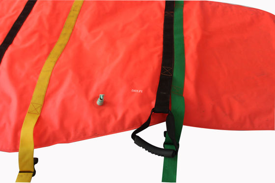 Turuncu tıbbi acil kurtarma ekipmanı katlanabilir hava vakumlu yatak yatak