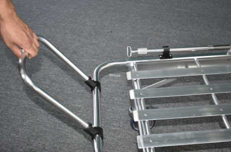 Alüminyum Alaşımlı Katlanabilir Geniş Kenarlı Alçak Konumlu Ambulans Sedyesi Kurtarma Arabası