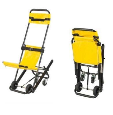 İyi bir fiyat. Crawler Type Stair Stretcher High Rise Building Evacuation Chair Aluminum Alloy Portable Folding Stretcher çevrimiçi