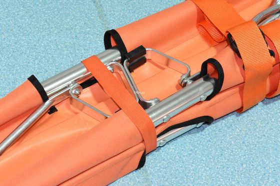 104cm Taşınabilir Askeri Katlanır Tıbbi Sedye 159kg Manuel Güç