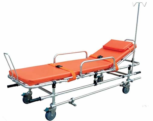 İyi bir fiyat. 550mm 30 Derece Tıbbi Tekerlekli Ambulans Sedye Alçak Pozisyon Sedye Ambulans çevrimiçi