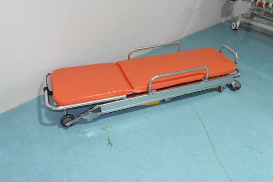 Yüksek Kaliteli Tıbbi Cihazlar Acil Alüminyum Alaşım Ambulans Sedye Transfer Hastası için 190 X 62 X 23 cm