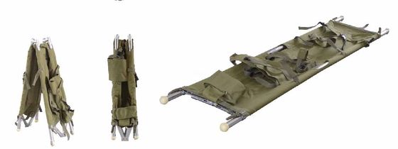 Ambulans için Alüminyum Alaşımlı Katlanır Tıbbi Sedye 200 X 46 X 16cm 9 Kg