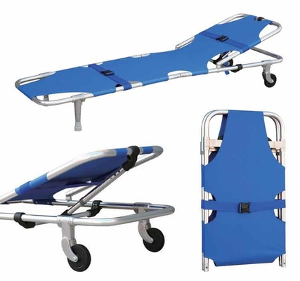 İyi bir fiyat. Sıcak satış İki Tekerlek 60 Derece Acil Katlanır Katlanabilir Ambulans Sedye 55 cm çevrimiçi