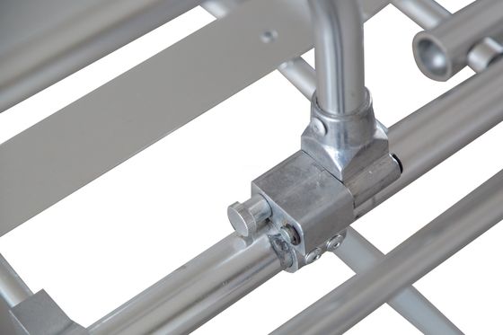 Alüminyum Alaşımlı Korkuluk ile Acil Tıbbi Yükleme Katlanır Ambulans Sedyesi