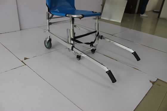 20in Tekerlekli Adımlar Kolçaksız Manuel Merdiven Tırmanma Tekerlekli Sandalye Sedyesi