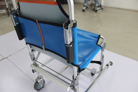 20in Tekerlekli Adımlar Kolçaksız Manuel Merdiven Tırmanma Tekerlekli Sandalye Sedyesi