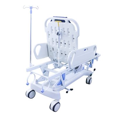 Tıbbi Katlanır Ayarlanabilir Ambulans Hasta Transferi Acil Yatak Hastane Sedye Arabası 560MM 30CM