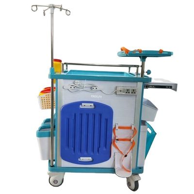 Dayanıklı Crash Cart Acil Tıbbi Ekipman Arabası Ekipmanı 520MM