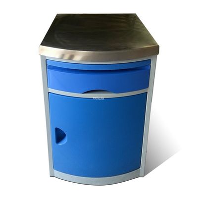 50 Kg Yükleme Hastane Medikal Mobilyaları ABS Hafif SS Hastane Başucu Dolabı ODM