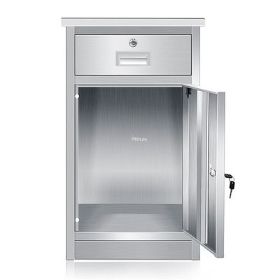 450MM Hastane Hasta Başucu Soyunma Yemek Masası Dolabı Açık Yeşil Odm