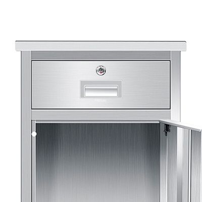 450MM Hastane Hasta Başucu Soyunma Yemek Masası Dolabı Açık Yeşil Odm