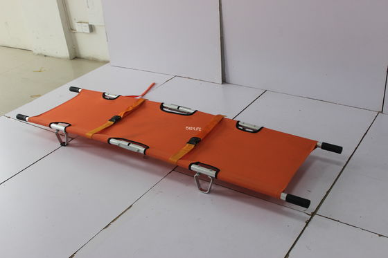 210 X 44 X 6cm Katlanır Katlanır Ambulans Tıbbi Çöp Sedyesi 159 Kg Yük
