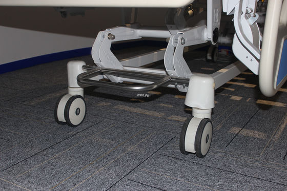 Soğuk Haddelenmiş Çelik 85in Elektrikli Hastane Yatağı Ev Kullanımı İçin W105 Beyaz Tuvaletli