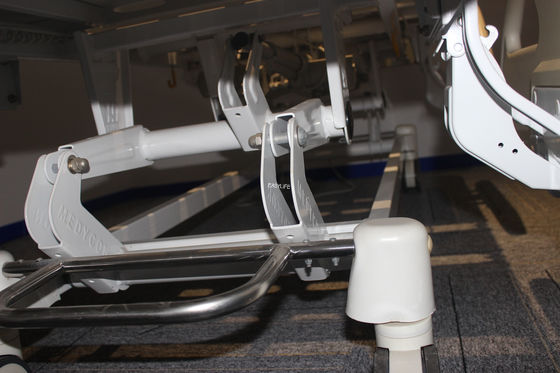 Soğuk Haddelenmiş Çelik 85in Elektrikli Hastane Yatağı Ev Kullanımı İçin W105 Beyaz Tuvaletli