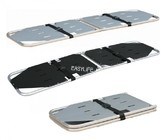 185cm X 50cm Yüksek Güçlü Alüminyum Alaşım Katlanabilir Çatlak Hastane Kurtarma Tıbbi Ekipmanı Katlanabilir Katlanabilir Littler