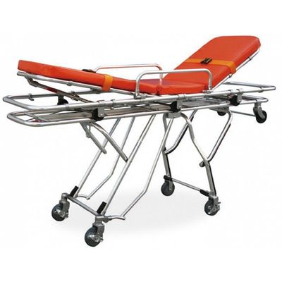 MDK-L06 Tıbbi Ekipman Otomatik YÜKLEME Mobil Alüminyum Alaşımlı YBÜ Ambulans ARABA için Acil Durum Sandalye Sedye
