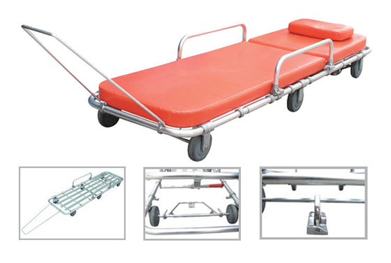 İyi bir fiyat. Yeni Tasarım Alüminyum Alaşım Otomatik Yükleme Tekerlekli Acil Ambulans Çarşafı çevrimiçi
