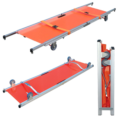 İyi bir fiyat. 230 X 17 X55 Cm 9.2kg Katlanır Otomatik Yüklemeli Ambulans Ve Hasta Nakil Sedyesi çevrimiçi